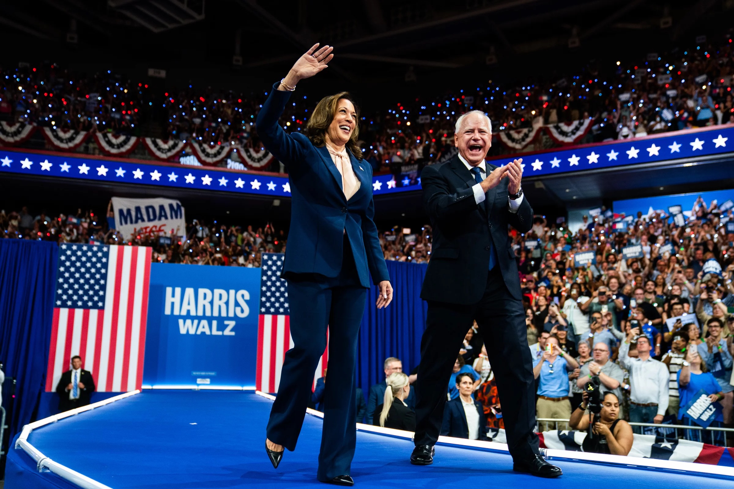 Harris and Walz