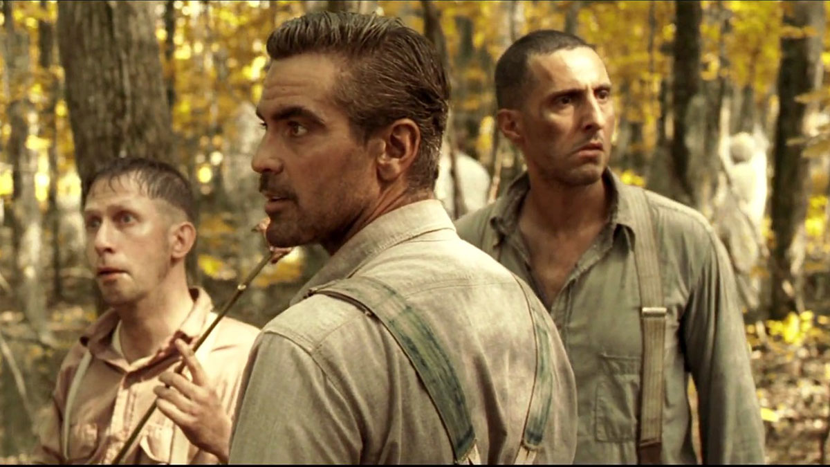Scene from O Brother, Where Art Thou? showcasing digital color grading