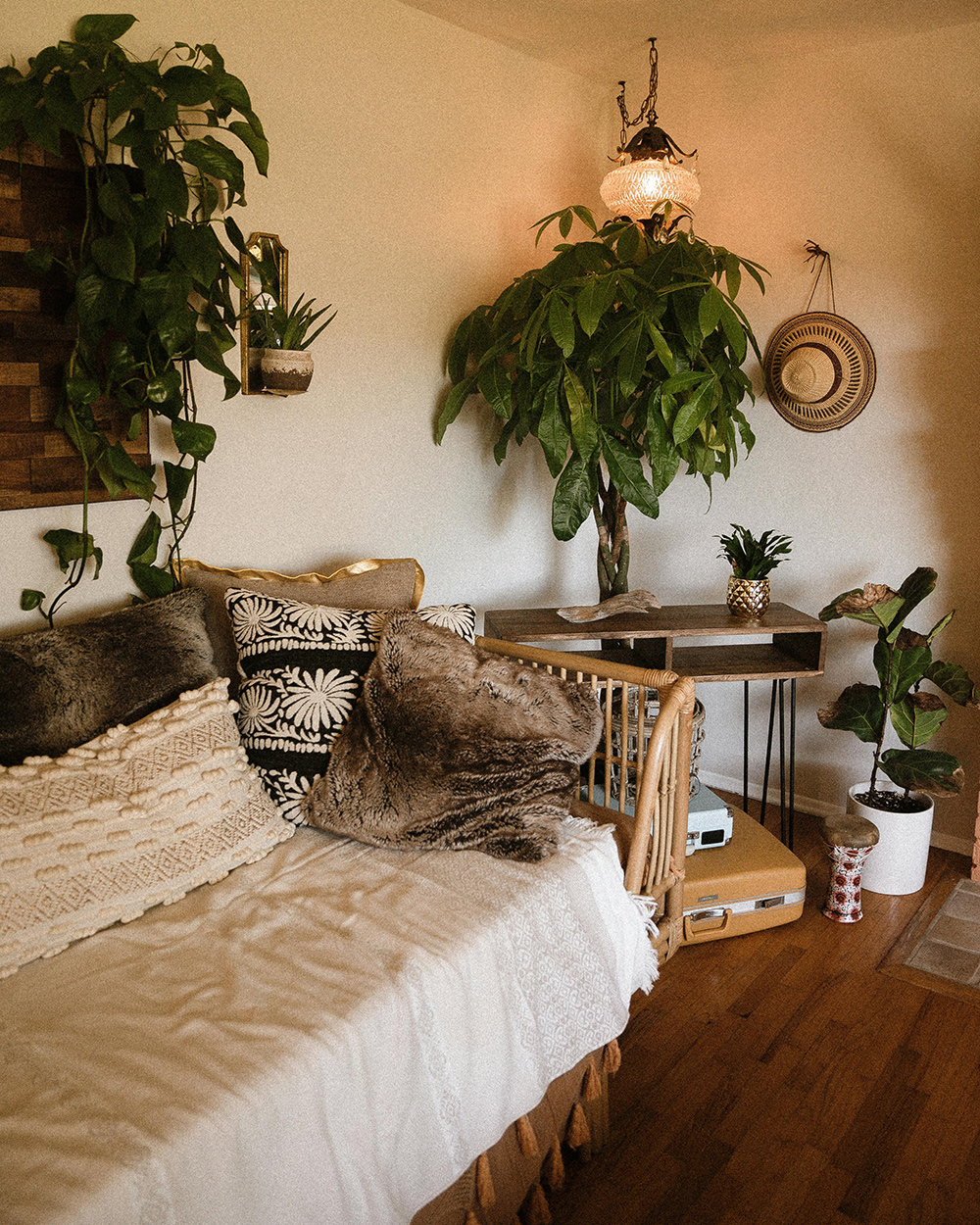 forest retreat scandinavian color palette living room
