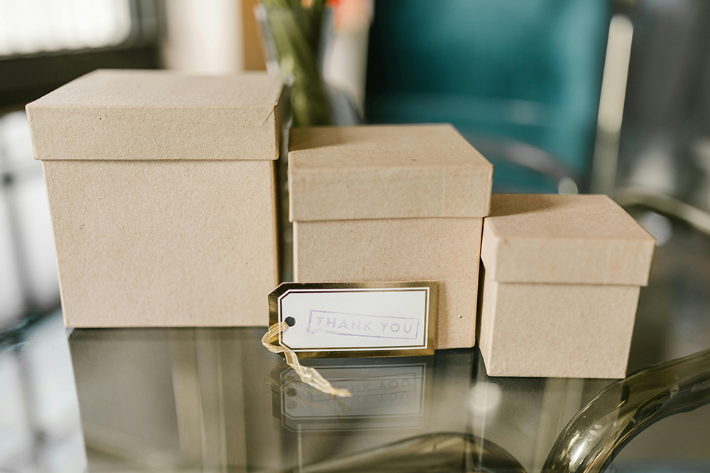 group of 3 boxes